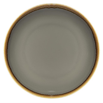 Olympia Kiln ronde coupeborden grijs 28cm