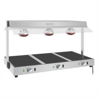 Buffalo Voedselverwarmer Met Galerij 3X GN 1/1