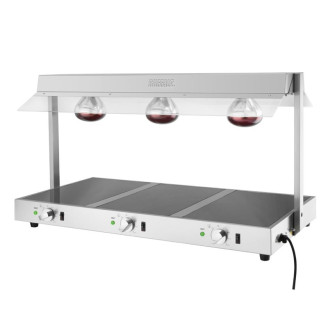 Buffalo Voedselverwarmer Met Galerij 3X GN 1/1