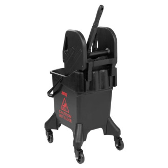 Jantex 20Ltr Hoge Mopemmer En Wringer - Rode Opdruk