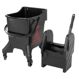 Jantex 20Ltr Hoge Mopemmer En Wringer - Rode Opdruk