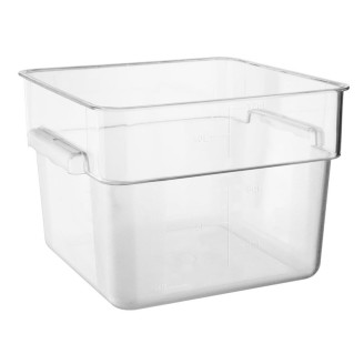 Vogue Hygiplas Polycarbonaat Vierkante Opslagcontainer 10Ltr