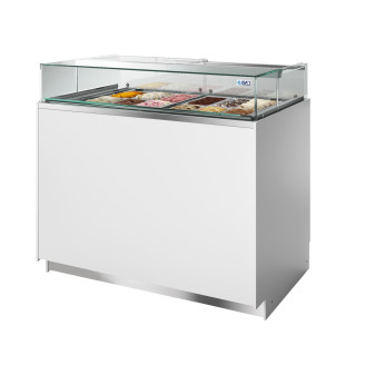 Isa consumptie-ijs vitrine DELTA NIEUW H117 Vrije IAT