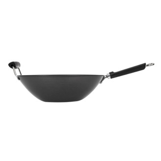 Anti-kleef wok met platte bodem 35,5cm