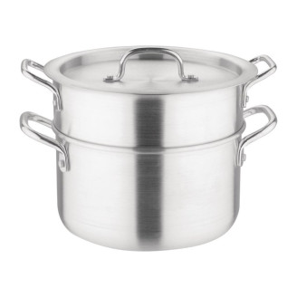 Vogue aluminium dubbele kookpan 24cm