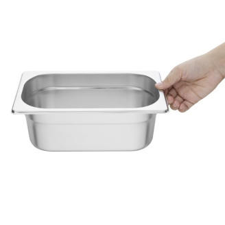 Vogue RVS gastronorm bak 1/4 GN - 100 mm