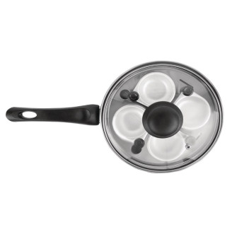 Vogue RVS ei-pocheer steelpan