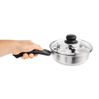 Vogue RVS ei-pocheer steelpan