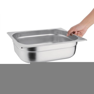 Vogue RVS gastronorm bak 1/2 GN - 100 mm