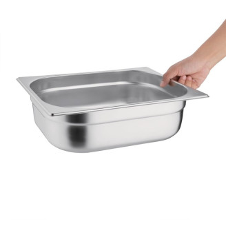 Vogue RVS gastronorm bak 1/2 GN - 100 mm
