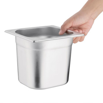 Vogue RVS gastronorm bak 1/6 GN - 150 mm