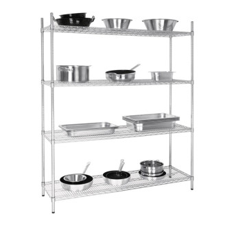 Multifunctionele draadrekken systeem, 1525x457x1830 mm (bxdxh), L929