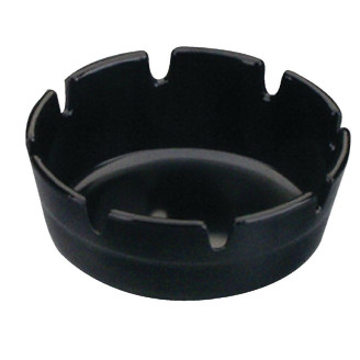 Kristallon melamine asbak zwart 10cm