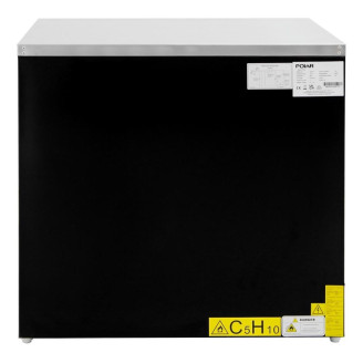 Polar G-Series 2-deurs koelwerkbank zwart - 257 liter - PG022