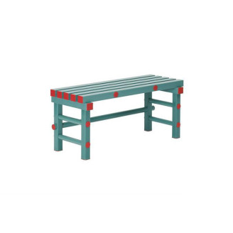 REA Kunststof zitbank - 1200x400x450mm - Groen