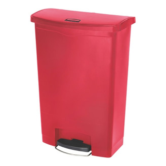 Pedaalafvalbak - 87 liter - Rood