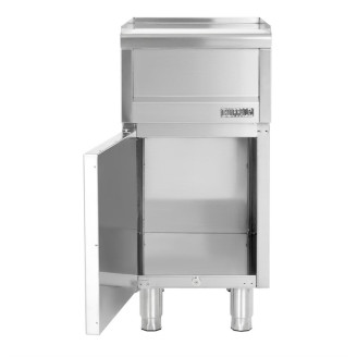 Buffalo 600 Series RVS neutrale voorbereidingswerkbank met kast 400mm