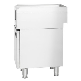 Buffalo 600 Series RVS neutrale voorbereidingswerkbank met kast 400mm