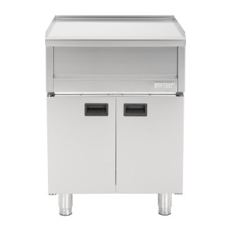 Buffalo 600 Series RVS neutrale werktafel met kast 600mm