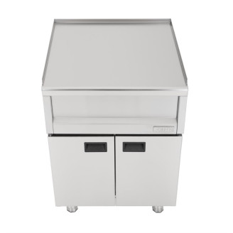 Buffalo 600 Series RVS neutrale werktafel met kast 600mm