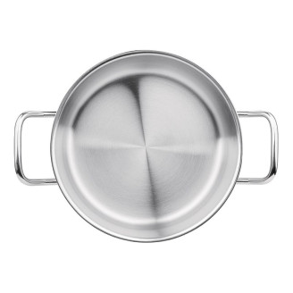 Vogue RVS kookpan laag model 24cm