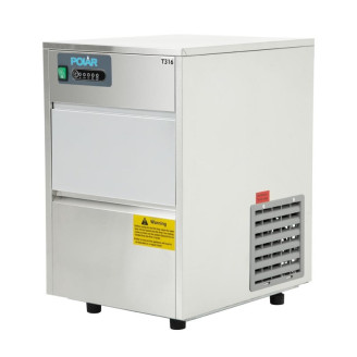 Polar G-serie holle ijsblokjesmachine met bunker 20 kg
