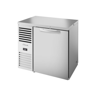 True doorgeef barkoelkast 1-deurs - 350L - RVS