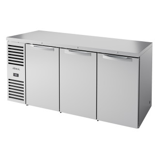 True barkoelkast 3-deurs - 660L - RVS