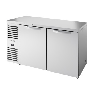 True barkoelkast 2-deurs - 550L - RVS