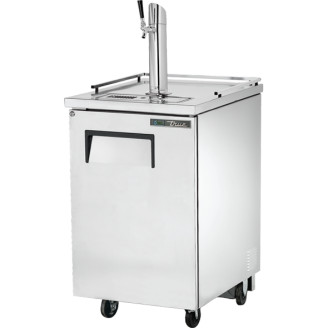 True 1-deurs fustkoeler met 1 tap - 227L - RVS
