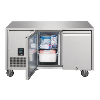 Polar U-Serie RVS vrieswerkbank - 2 deuren