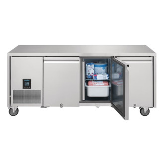 Polar  U-serie driedeurs vrieswerkbank 420L