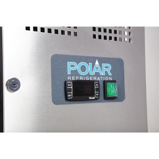 Polar U-Serie Dubbeldeurs koelwerkbank - 282L