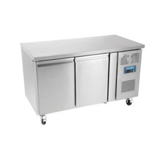 Polar U-Serie Dubbeldeurs koelwerkbank - 282L