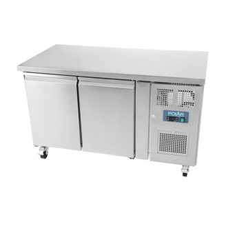 Polar U-Serie Dubbeldeurs koelwerkbank - 282L