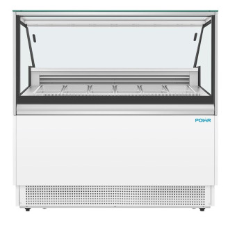 Polar U-Series 6-Pan Schepijsvitrine