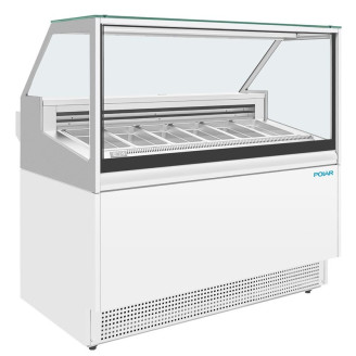 Polar U-Series 6-Pan Schepijsvitrine