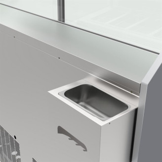 Polar U-Series 6-Pan Schepijsvitrine