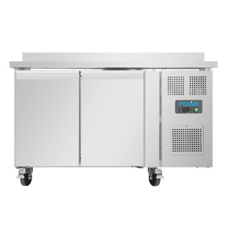 Polar U-Series Dubbele Deurs Werkbank koeling met Achterwand 282Ltr