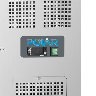 Polar U-Series Dubbele Deurs Werkbank koeling met Achterwand 282Ltr