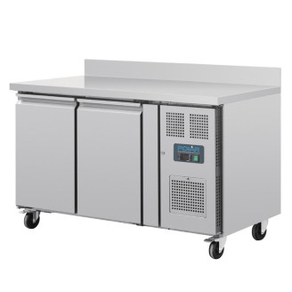 Polar U-Series Dubbele Deurs Werkbank koeling met Achterwand 282Ltr