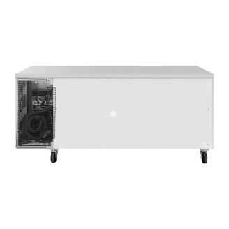 Polar U-serie 3-deurs koelwerkbank met glazen deuren - UA069 - 302L