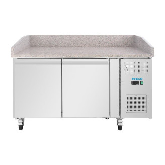 Polar U-Series Pizza Werkbank met Granieten Blad - UA081 - 428Ltr