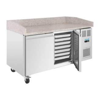 Polar U-Series Pizza Werkbank met Granieten Blad - UA081 - 428Ltr