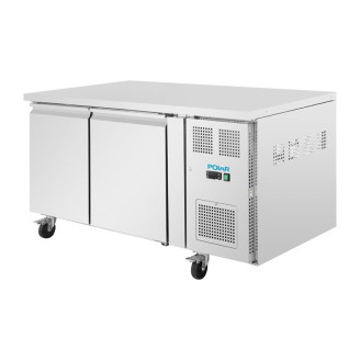 Polar U-serie 2-deurs Koelwerkbank met euronorm opslag - UA083 - 427L
