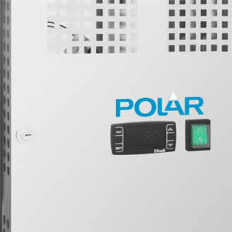 Polar U-serie 2-deurs Koelwerkbank met euronorm opslag - UA083 - 427L