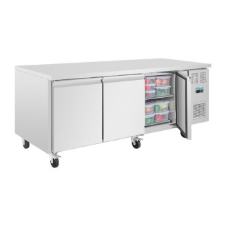 Polar U-serie 3-deurs Koelwerkbank met euronorm opslag - 634L
