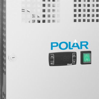Polar U-serie 3-deurs Koelwerkbank met euronorm opslag - 634L