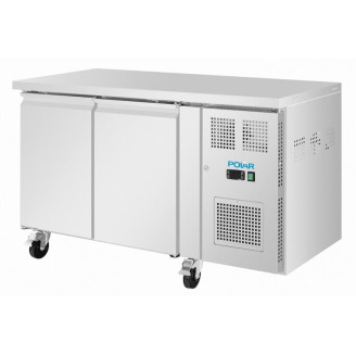 Polar U-Series slanke dubbeldeurs koelwerkbank