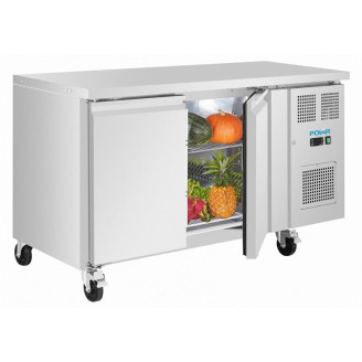 Polar U-Series slanke dubbeldeurs koelwerkbank